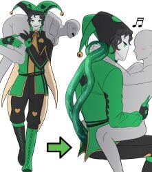 harlequin_(the_freak_circus) self_insert size_difference size_play tentacle tentacle_sex tentacles_on_female the_freak_circus