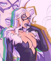 1girls 2026 alluring big_breasts biting_finger biting_own_finger black_cat_(marvel) blue_eyes bodysuit breasts bursting_breasts bust_portrait choker cleavage collar curvaceous curvaceous_body curvaceous_female curvaceous_figure curvy curvy_body curvy_female curvy_figure domino_mask doodle enticing eyelashes eyemask eyeshadow felicia_hardy female hips huge_breasts large_breasts light-skinned_female light_skin marvel marvel_comics mask masked masked_female massive_breasts purple_lipstick seducing seductive seductive_look seductive_pose skin_tight spider-man_(series) superheroine teasing teatimedroan temptation tempting thick thick_breasts thick_hips thick_lips thick_thighs tight_clothes tight_clothing voluptuous voluptuous_female white_fur white_hair wide_hips