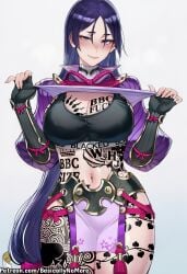 minamoto no raikou (fate) from blacked by basicallynomore