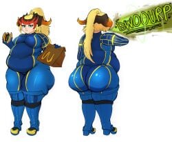 bel_(beltorchika12) belching beltorchika12 big_belly black_and_white blonde_female blonde_hair blue_bodysuit blue_eyes bodysuit bottom_heavy burp burp_cloud burping chubby chubby_female color_edit colored_sketch edit fat fat_female female female_focus female_only forksporks grabbing_own_belly headpiece heeled_boots overweight overweight_female plump ponytail ponytail_(hair) prominent_tummy sequence steel_toe_boot thick_thighs weight_gain white_background