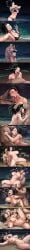age_difference ai_generated beach bikini black_bikini boku_no_hero_academia bouncing_breasts doggy_style happy_sex huge_breasts momo_yaoyorozu my_hero_academia night_sky older_male_and_younger_female oral_sex reverse_cowgirl_position satisfied satisfied_look sideways smiley_face stickyai