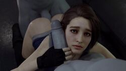 1girls 2boys 3d ambiguous_penetration anal anal_sex animated ass big_penis biohazard blue_eyes bluelight brown_hair capcom chloeangelva deep_penetration dirty erection eye_contact eyeshadow female female_focus from_behind grey_skin group_sex handjob jiggle jill_valentine jill_valentine_(sasha_zotova) light-skinned_female light_skin longer_than_30_seconds looking_at_viewer male medium_hair moaning nude pale_skin partial_male penis police_uniform pov resident_evil resident_evil_3 resident_evil_3_remake sex shocked slim solo_focus sound source_filmmaker straight surprised threesome video voice_acted zombie