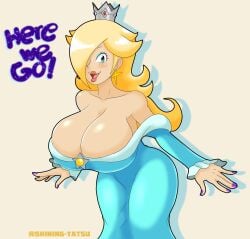 1girls 2026 artist_name ass big_ass big_breasts blonde-haired_female blonde_female blonde_hair blonde_hair_female blue_eyeshadow breasts clothed clothed_female clothing crown dialogue dress ear_piercing ear_ring earring earrings english english_dialogue english_text eyeshadow female female_focus female_only fingernails fully_clothed fully_clothed_female huge_breasts light-skinned_female light_skin lips lipstick mario_(series) nails nintendo paint painted_fingernails painted_nails pierced_ears piercing piercings princess_dress princess_rosalina purple_fingernails purple_nails red_lips red_lipstick shiningtatsu silver_crown solo solo_female solo_focus star star_(symbol) star_earrings super_mario_bros. super_mario_galaxy text thick_thighs thighs