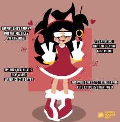 amy rose from needlemouse (series) by honeymakesart