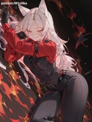 ai_assisted ai_generated cerberus cerberus_(helltaker) helltaker minutka