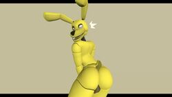 ass backsack balls ballsack five_nights_at_freddy's male male_only presenting_hindquarters rabbit_ears rabbit_tail solo solo_male springtrap springtrap_(fnaf)