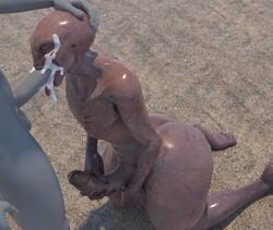 3d alien anthro blowjob cum cum_in_mouth cumming ejaculation fellatio gay genitals human human_on_anthro human_on_male human_penetrating humanoid humanoid_genitalia licking_penis male male/male male_only oral oral_penetration penis penis_in_mouth r-a-s-p_(artist) sectoid submissive_male tongue tongue_out tongue_out_blowjob