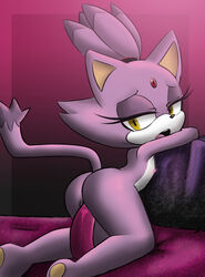 blaze the cat from sonic (series) by hearlesssoul