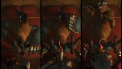 2boys absurd_res anal anal_penetration anal_sex anthro_penetrated avian beak black_bars breath_of_the_wild duo faceless faceless_male foot_focus gay hi_res humanoid humanoid_on_anthro humanoid_penetrating humanoid_penetrating_anthro kass_(zelda) male male/male male_focus male_only male_penetrated male_penetrating male_penetrating_male marine nintendo penetration penile_penetration pillarbox rito sex sidon_(zelda) solo_focus stormrider talons the_legend_of_zelda toes video_games yaoi zora