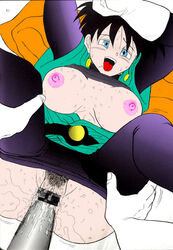 1boy 1girls 2008 2020 ahe_gao big_breasts black_hair bodysuit breasts censored clothed costume dragon_ball dragon_ball_z faceless_male female garland_(rehabilitation) great_saiyaman great_saiyaman_2 great_saiyawoman human izayoi_seishin large_breasts light-skinned_female light_skin male penis pubic_hair pussy sex son_gohan straight super_shanko superhero superheroine tagme vaginal_penetration videl