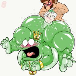 anal_insertion angry anus ass_up blastorman buttplug face_down_ass_up feet gay green_skin huge_ass human_on_anthro legs_apart male male_only mario mario_(series) moobs nintendo penis rape super_mario_bros._2 sweat sweaty_feet tears thick_thighs toes tongue_out vegetable_dildo wart_(mario) wide_eyed yaoi