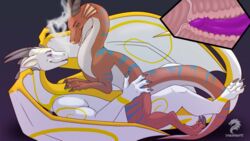 16:9 angels_with_scaly_wings anna_(angels_with_scaly_wings) cowgirl_(disambiguation) dragon dragonboii78 female feral genitals hi_res internal lautrec male penetration penis riding straight uterus vaginal_penetration video_games visual_novel widescreen