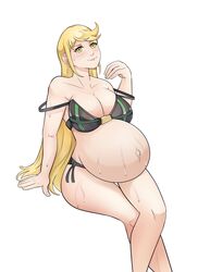 1girls big_breasts breasts claraspregs cleavage female huge_belly large_breasts mythra pregnant pregnant_belly ready_to_pop solo sweatdrop sweaty wet xenoblade_(series) xenoblade_chronicles_2