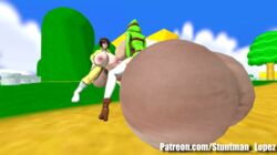 2futas 3d 3d_(artwork) animated april_o'neil april_o'neil_(tmnt_1987) ball_expansion balls balls_expansion belt big_breasts blue_eyes boobs boots breasts brown_belt brown_boots brown_hair clothes clouds crossover daytime dick docking ejaculation erect erect_nipples erection eyelashes flag flagpole flower flowers futa_only futa_urethral_insertion futanari gif grass green_clothes hair_over_one_eye jiggle jiggling light-skinned_futanari light_skin lipstick mario_(series) mask nintendo nintendo_3ds nipples penis penis_size_difference shocking_(artist) shy_gal shy_gal_green super_mario_bros. teenage_mutant_ninja_turtles tits tmnt_1987 tree trees urethral_insertion urethral_penetration white_belt white_boots white_skin white_stockings yellow_clothes