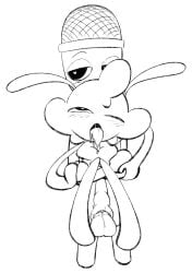 2boys ahe_gao ahegao_face bee beez beez_(hikorikimo) big_balls big_penis blush cartoon_characte dandy's_world dandys_world dandys_world_oc drooling fucking gay gay_domination gay_sex insect inside loving_sex microphone moaning morikusan oc original_character original_characters precum saliva sex sketch toons wip work_in_progress
