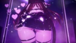 alternate_costume animated armpits ass brown_dust_(series) brown_dust_2 cat_tail cleavage collar fake_animal_ears grabbing_ass grinding heart helena_(brown_dust_2) leather leather_boots leather_clothing leather_gloves microphone official_alternate_costume pole revealing_clothes shaking_ass shaking_butt tagme text video wardrobe_malfunction