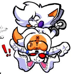 anthro diamonddumpplus face_fucking five_nights_at_freddy's five_nights_at_frickbears five_nights_at_frickbears_3 hook_hand human lolbit_(fnaf) lolbit_(frickbears) straight tagme vannabelle_(frickbears_3) vanny_(fnaf)