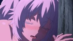 1boy 1girls animated anime ass blue_eyes brown_eyes brown_hair enjoying german_dialogue german_dub german_text kaifuku_jutsushi_no_yarinaoshi keyarga_(redo_of_healer) redo_of_healer setsuna_(redo_of_healer) sex sex_from_behind sex_in_forest sex_slave small_breasts tagme tnk_(company) video white_hair wolf_ears wolf_girl wolf_tail
