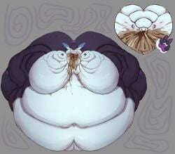 absurd_res anthro ass belly big_belly big_butt blep blob_body blob_face blobby bodily_fluids dlistfu dragon drooling face_closeup face_zoom facial_piercing fake_curse food food_fetish food_play fur furred_dragon furred_scalie gesture hand_gesture hi_res huge_belly huge_butt hyper male mythological_creature mythological_scalie mythology nose_piercing nose_ring obese overweight piercing ring_piercing saliva scalie slob sloppy solo tongue tongue_out v_sign
