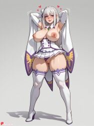 emilia (re:zero) fan art