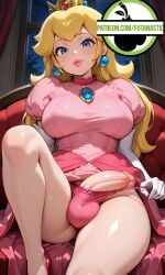 princess peach from mario (series) by futanastic