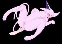 animated dildo espeon fatelogic female furry lying moaning nintendo nude on_floor pokemon uncensored wet_pussy