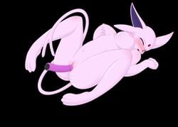 animated dildo espeon fatelogic female furry lying moaning nintendo nude on_floor pokemon uncensored wet_pussy