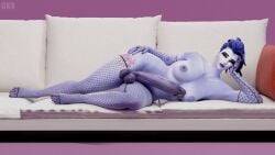 1futa 3d 3d_(artwork) 3d_model 3d_render balls ballsack big_penis blue_body blue_hair blue_skin breasts earrings erect_futa erect_penis erection feet fully_nude futa_only futanari gtmtr huge_balls huge_cock large_penis looking_at_viewer naked naked_futa nipples nyl_widowmaker overwatch overwatch_2 penis ponytail pose self_upload sitting smiling_at_viewer smirk spread_legs spreading stockings tied_hair uncircumcised widowmaker
