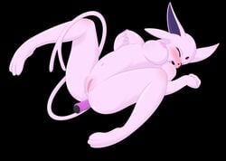 animated dildo espeon fatelogic female furry lying moaning nintendo nude on_floor pokemon uncensored wet_pussy