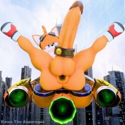 miles prower from sega by kawa the asparagus