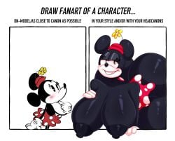 minnie mouse from disney by rabbit5gamer