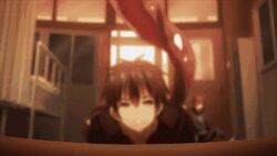 animated big_breasts big_penis brown_hair censored clothing gif lowres penetration rape tagme teasing tentacle tentacle_on_female xx_of_the_dead