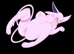 animated dildo espeon fatelogic female furry lying moaning nintendo nude on_floor pokemon uncensored wet_pussy