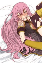 ambiguous_penetration blush implied_penetration implied_sex long_hair megurine_luka pink_hair rape suko_mugi thighhighs torn_clothes vocaloid