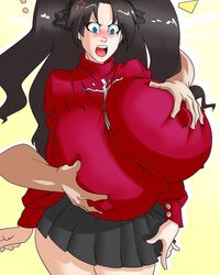 tohsaka rin from fate (series) by winterwarning
