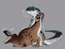 anthro carcharodontosaurid carcharodontosaurus dinosaur giganotosaurus humor the_isle