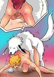 absurd_res akamaru_(naruto) all_fours anal anal_penetration anal_sex animal_genitalia animal_penis artejaxton boruto:_naruto_next_generations canid canine canine_penis canis doggy_style domestic_dog duo feral feral_penetrating feral_penetrating_human from_behind_position genitals hi_res human human_on_feral humanoid knot male male/male male_penetrated male_penetrating male_penetrating_male mammal naruto ninja penetration penile_penetration penis quadruped sex uzumaki_boruto warrior yaoi zoophilia