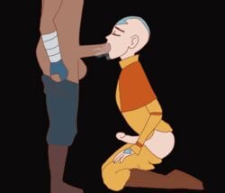 2boys :>= aang air_nomad airbender_tattoo animated avatar_legends avatar_the_last_airbender blowjob clothing dark-skinned_male dark_skin deepthroat fellatio gay interracial male male/male male_only nonbender nuktuklove oral oral_sex smooth_skin sokka super_deepthroat_game the_avatar water_tribe yaoi