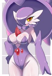 1girls anthro cosplay cosplay_gardevoir female gardevoir lucyfercomic mismagius mismagius_(cosplay) nintendo pokémon_(species) pokemon pokemon_(cosplay) pokemon_(species) pokemon_dppt pokemon_rse purple_theme red_eyes solo solo_female tagme