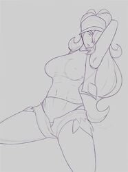 cosplay cynthia_(pokemon) ed-nsfw hilda_(pokemon) hilda_(pokemon)_(cosplay) milf pokemon pokemon_champion sextember sketch sketch_page