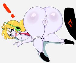 ! 1boy 1girls anus ass ass_up big_ass blonde_hair blue_eyes bottom_heavy bubble_ass bubble_butt cave_story curly_brace erection female huge_ass inviting large_ass long_hair male massive_ass penis pussy robot robot_girl thanuki thanukiart thick_ass triangular_anus white_body