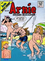 1boy 3girls alias_the_rat archie_andrews archie_comics areolae betty_cooper black_hair blonde_hair breasts curvy erect_nipples female female_with_female femsub fishing large_breasts lost_clothes male male_with_female maledom multiple_girls nipples nude veronica_lodge