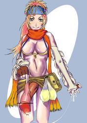 1futa censored final_fantasy final_fantasy_x final_fantasy_x-2 futa_only futanari intersex rikku solo tagme