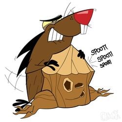 angry_beavers beaver chunk daggett hump humping male_only nickelodeon rodent stump tagme