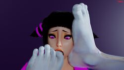 2girls 3d domination feet female female/female female_only foot_fetish juri_han pose robot_girl seth_(sfv) seth_(street_fighter) soles street_fighter street_fighter_v sucking_toes teased wallpaper ynoz yuri