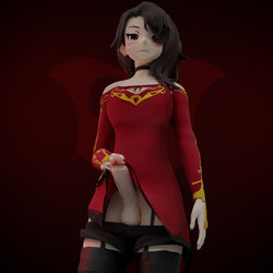 cinder fall from rwby by justhopelessbaka