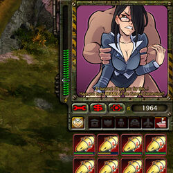 1girls ambiguous_penetration big_breasts black_hair bottomless breasts cleavage command_and_conquer dialogue english_text eyline_avari female female_focus from_behind from_behind_position glasses gritted_teeth hair_over_one_eye human kirov_airship long_hair partial_male rape red_alert_(video_games) red_alert_3 sex sparrow_(artist) straight sweat sweatdrop teeth_clenched video_game video_games