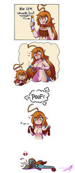 ! 4koma ahoge blush breast_envy breast_expansion breast_growth breast_growth_(development) breasts broken_heart comic disappointed dragon dragon_humanoid female femboy fiona_(flight_rising) flight_rising gender_transformation ginger_hair humanized humor imagining male male_feet male_only male_to_female male_with_breasts mtf_transformation pointy_ears pussy rule_63 shriekingmagpie signature small_breasts transformation trap