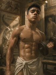 ai_generated greece man sexy yaoi