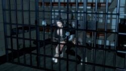 3d against_bars animated black_hair blue_eyes breast_grab from_behind glasses jail jail_cell large_breasts larger_male ozisan rape sex size_difference smaller_female standing standing_doggy_style standing_sex tagme ugly_bastard vaginal_penetration vaginal_sex video